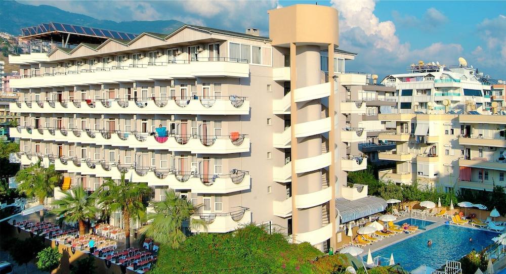 Hedef Kleopatra Golden Sun Hotel Alanya Exterior photo